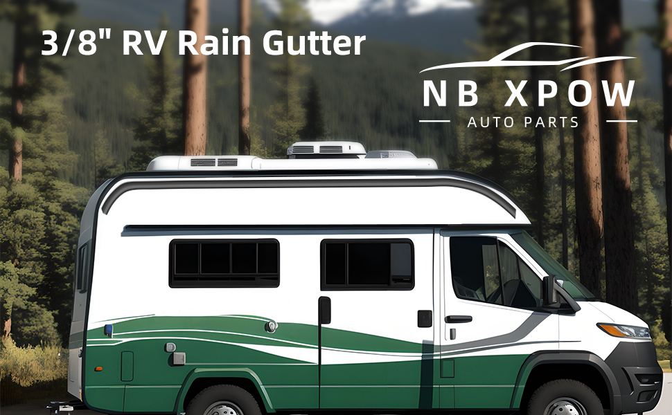 NBXPOW RV Rain Gutters，to Drain rainwater Off The Side of