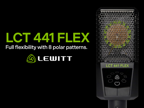 LEWITT LCT 441 FLEX コンデンサーマイク 未開封 LCT 441 FLEX 1″ multi-pattern microphone | LEWITT