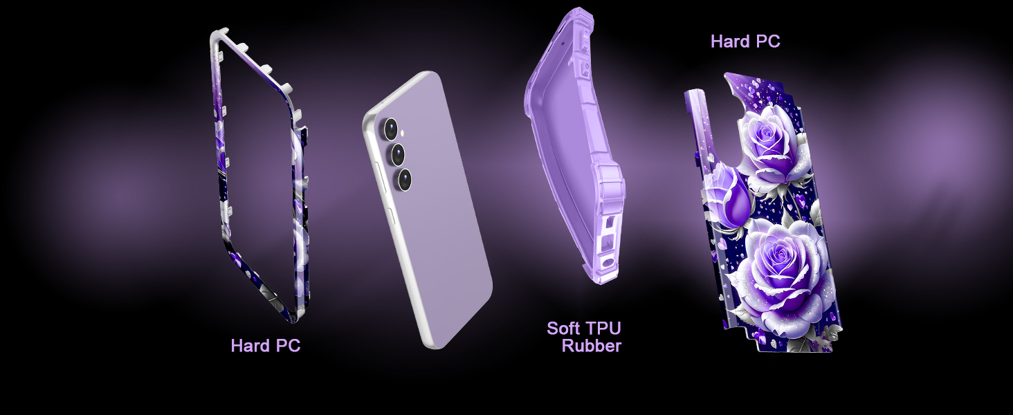 Casetego Compatible with Galaxy S23 Ultra 5G Case,Three