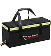 ROLOWAY Lipo Battery Bag Fireproof Bag (20 x 5 x 7.5 inch), Large Lipo Bag Fireproof Ebike Batter...