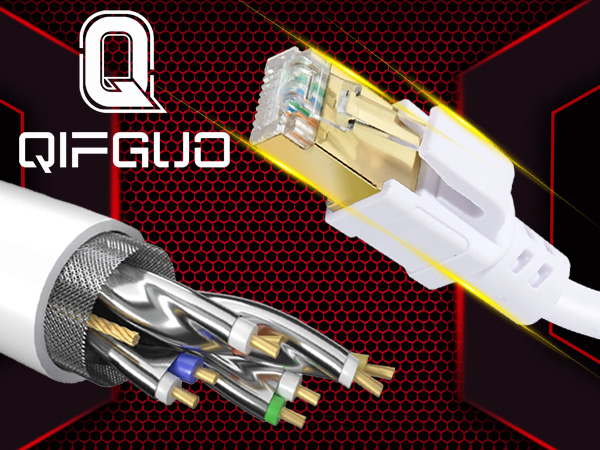 Amazon.com: QIFGUO Cat 8 Ethernet Cable 50 ft Internet