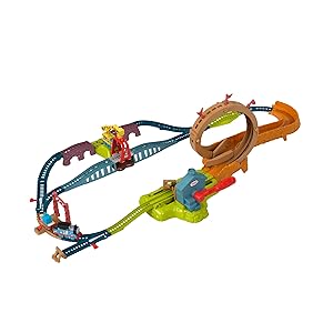 Thomas & Friends Toy Train Set Loop & Launch Maintenance Yard With
