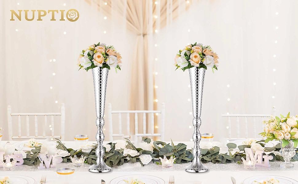 wedding vase centerpiece