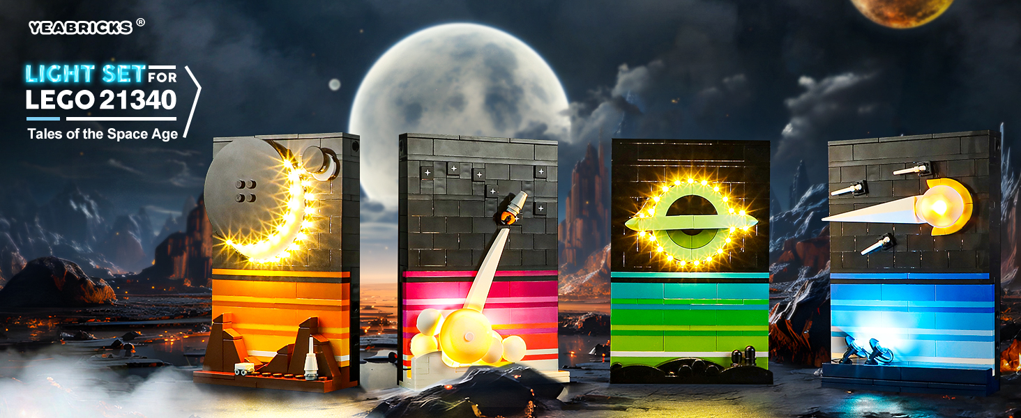 YEABRICKS LED Light for Lego21340 Ideas Tales of The Space