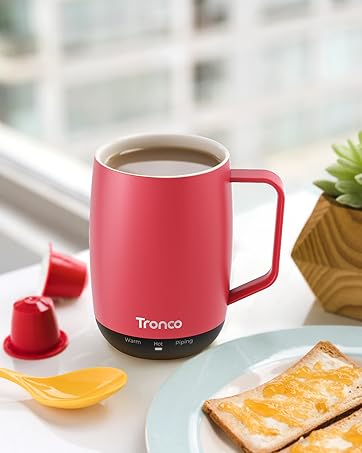 Temperature Control Heated Coffee Mug 14 oz