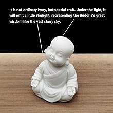 Starry white buddha