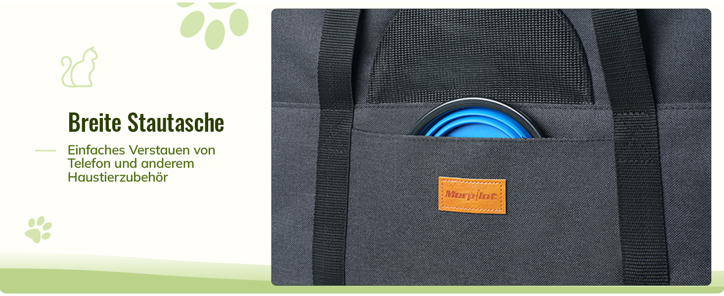 Nahaufnahme eines dunkelgrauen Rucksacks mit sichtbarem blauem kreisförmigem Detail, das einen Teil des breiten Fächerdesigns der Tasche zeigt