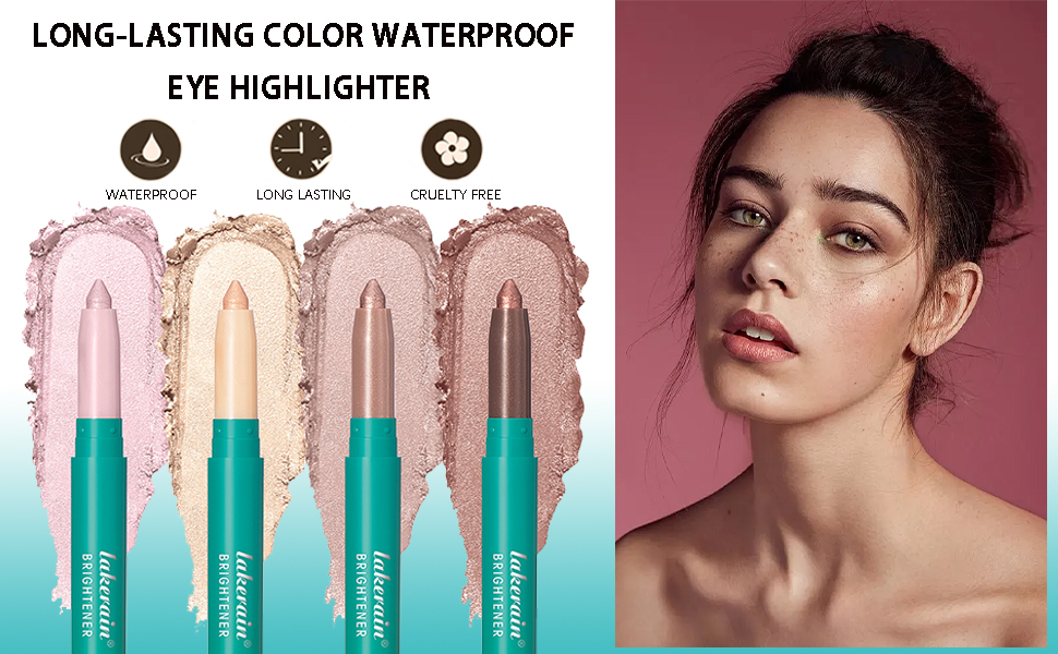 3Pcs Eyeshadow Stick,Professional Makeup Eyeshadow Pencil