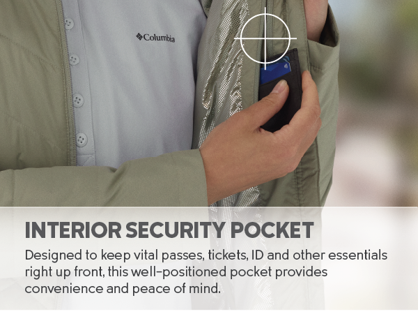 Security pocket for safety