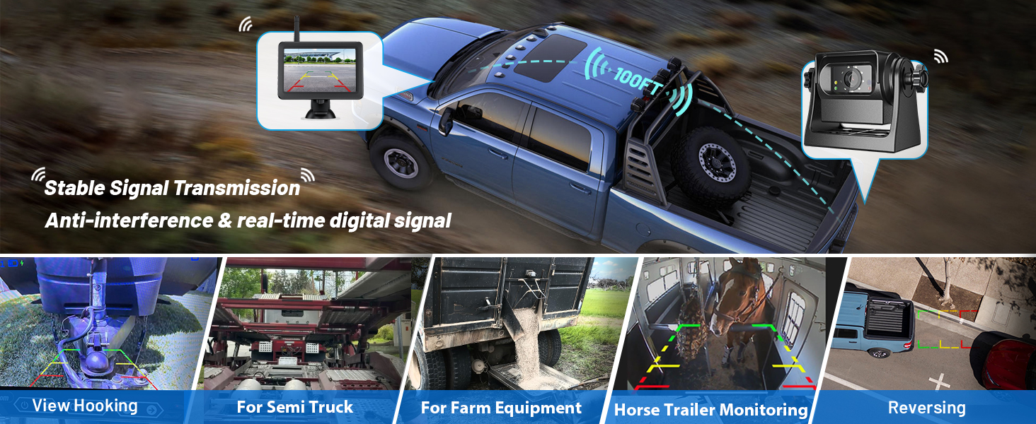 IR night vision backup camera for car rv truck vehicles