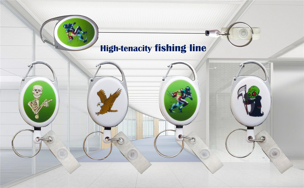 Diyin Retractable Badge Reel Features a Stylish Printed