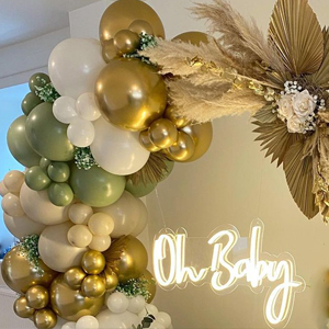 sage green balloons  sage balloons sage green and gold balloons sage party decorations 