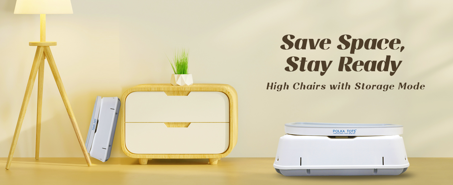 storage high chair
