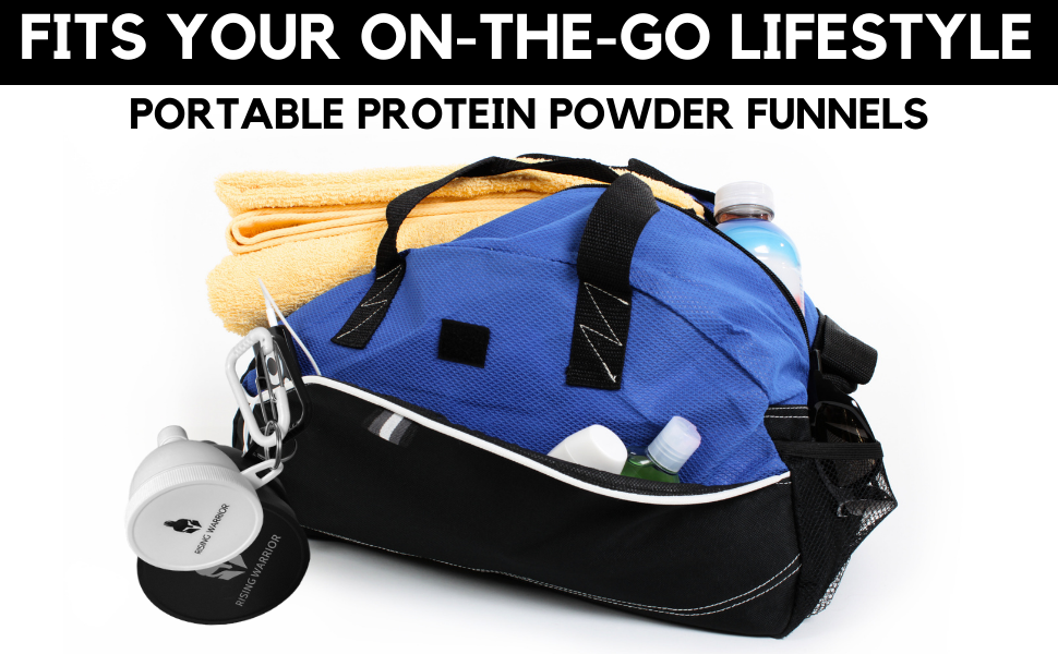 Rising Warrior Small & Large 2Pack Portable Protein