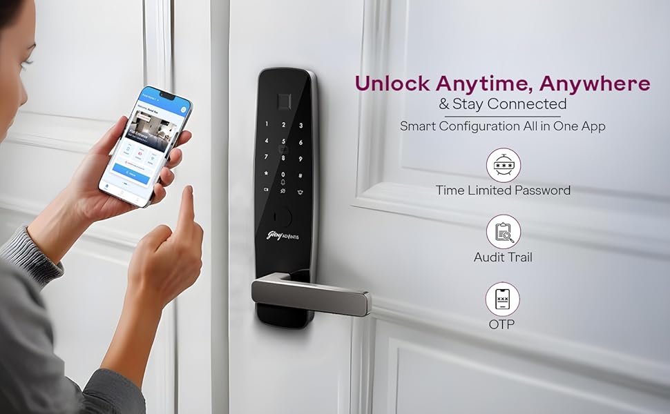 smart main door lock , digital lock , smart lock 