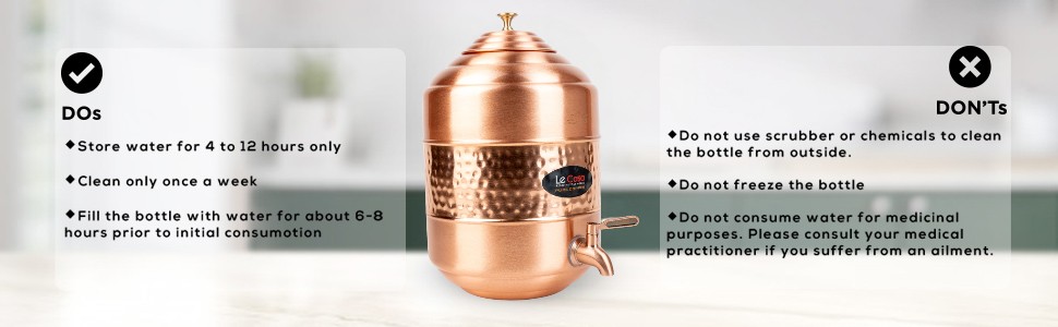 Copper Water Dispenser 8 Litre