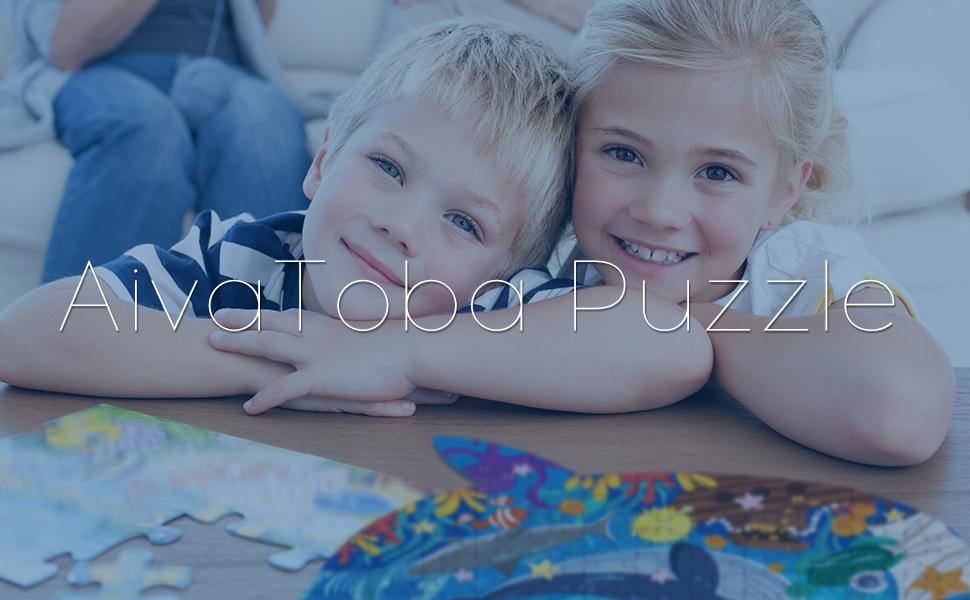 Jigsaw Puzzles for Kids Ages 48, 108 Pieces Whale Shaped