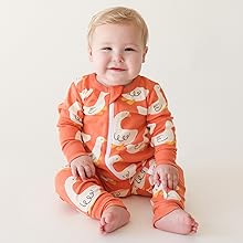 parade organics 2 way zipper romper organic cotton sleeper pajamas matching family