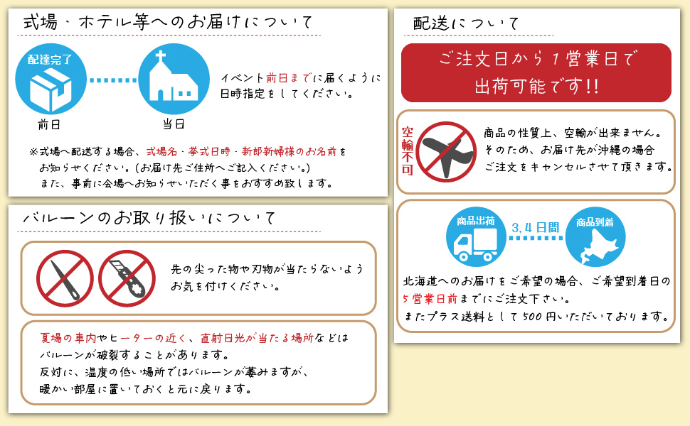 注文・配送の案内