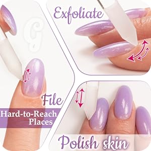 Exfoliëren nagelriemen