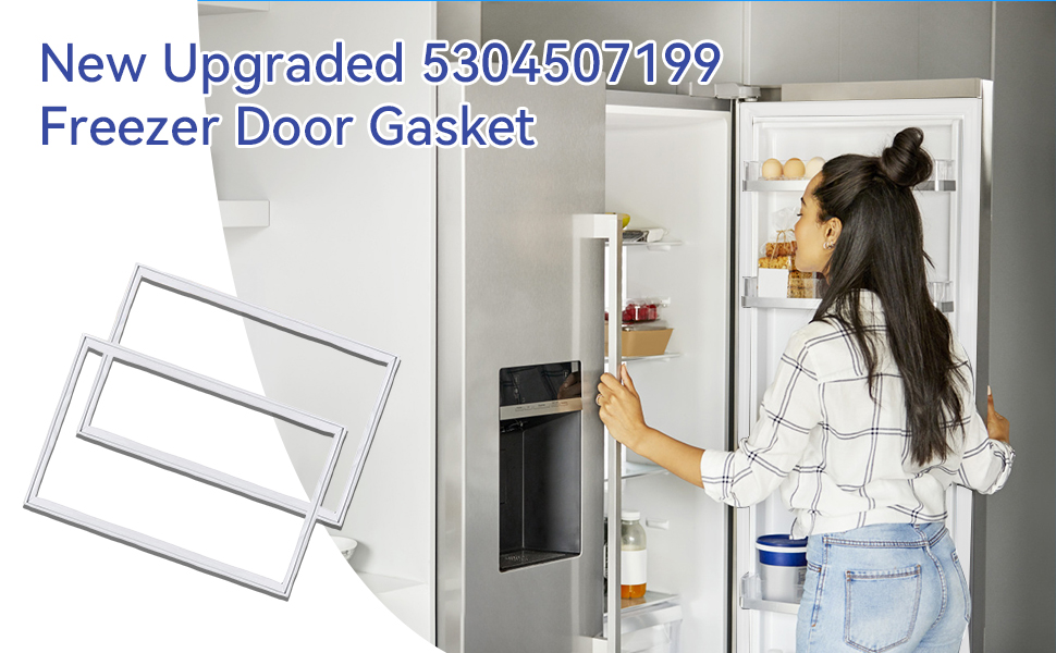 5304507199 Freezer Door Gasket Compatible with Frigidaire