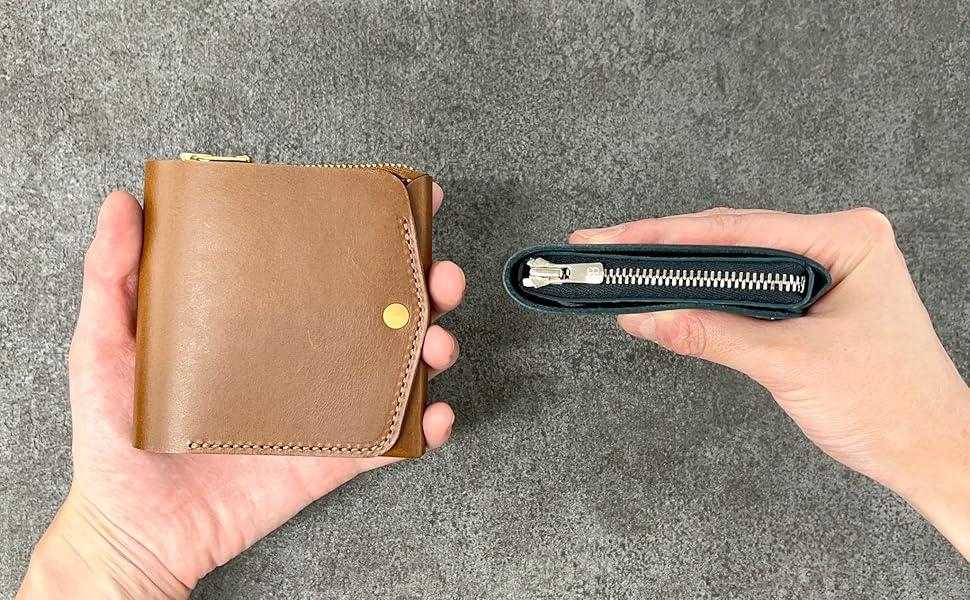 小さく薄い財布SAKU ver.3 Buttero ブラック 薄い財布 メンズ・レディース/小さく薄い財布SAKU ver.3 Buttero