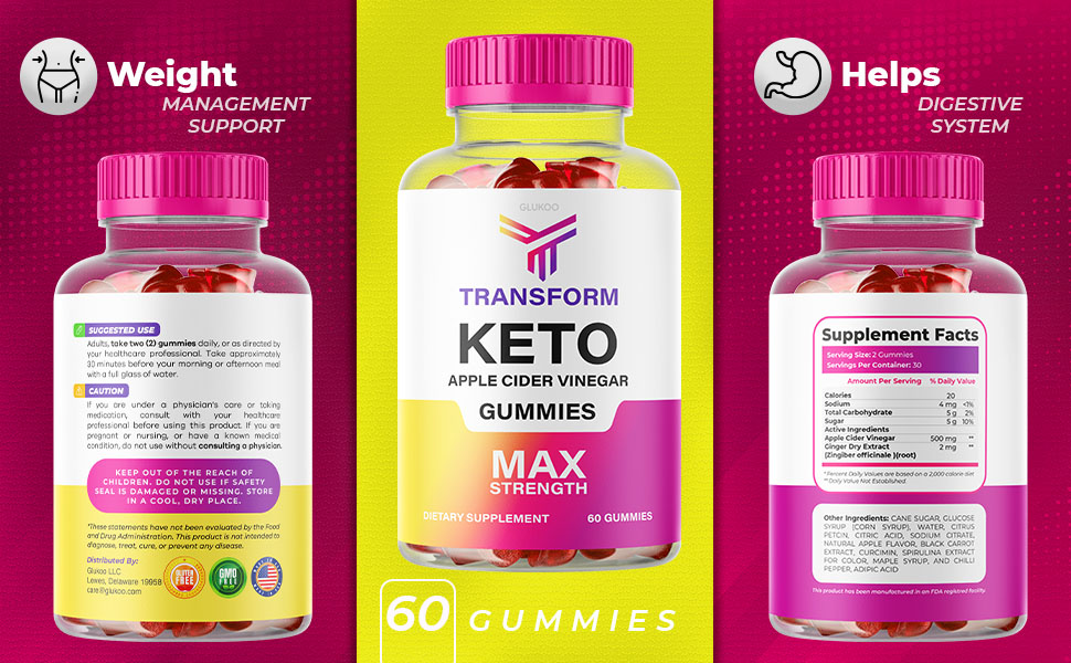 Transform keto gummies acv apple cider vinegar maximum strength transformketo gummy