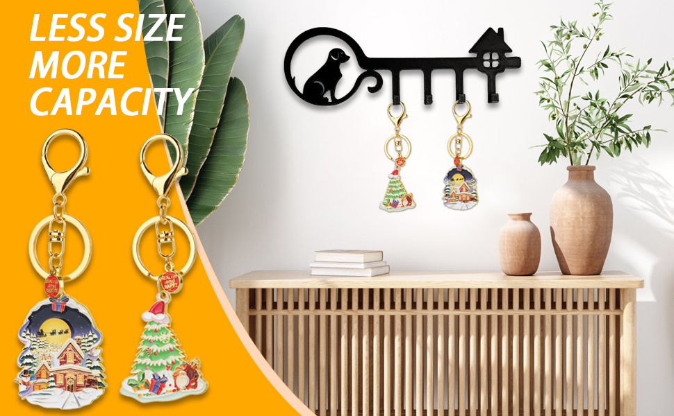 A multi-functional keychain can be hung on keys,