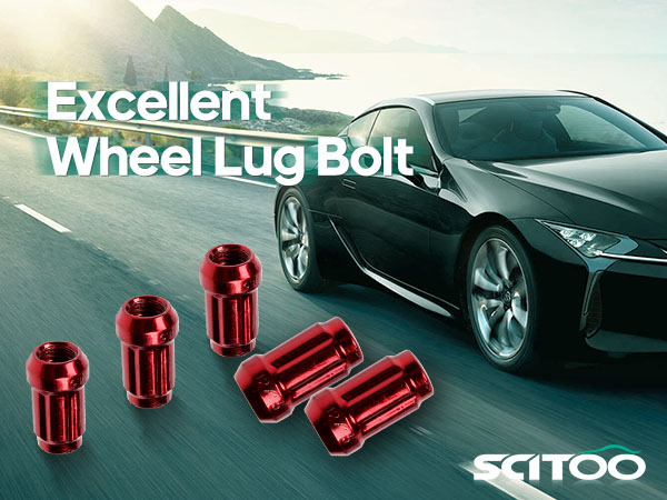 Amazon.com: SCITOO M12x1.5 Wheel Lug Nuts Red,24PCS Spline