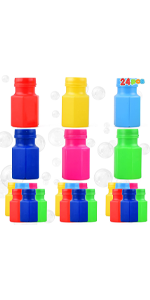 24 Pack Mini Bubble Bottles with Wand