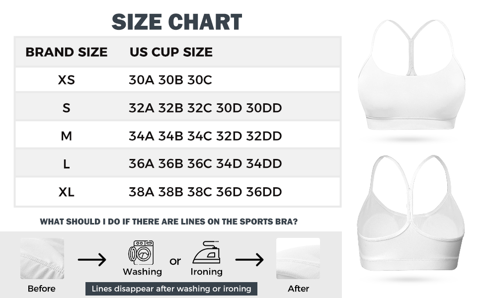 high impact sports bras women workout yoga racerback gym strappy padded running athletic supportive