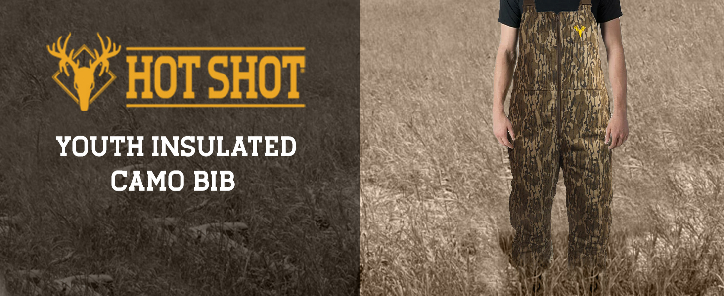 Youth Insulated Camo Bib