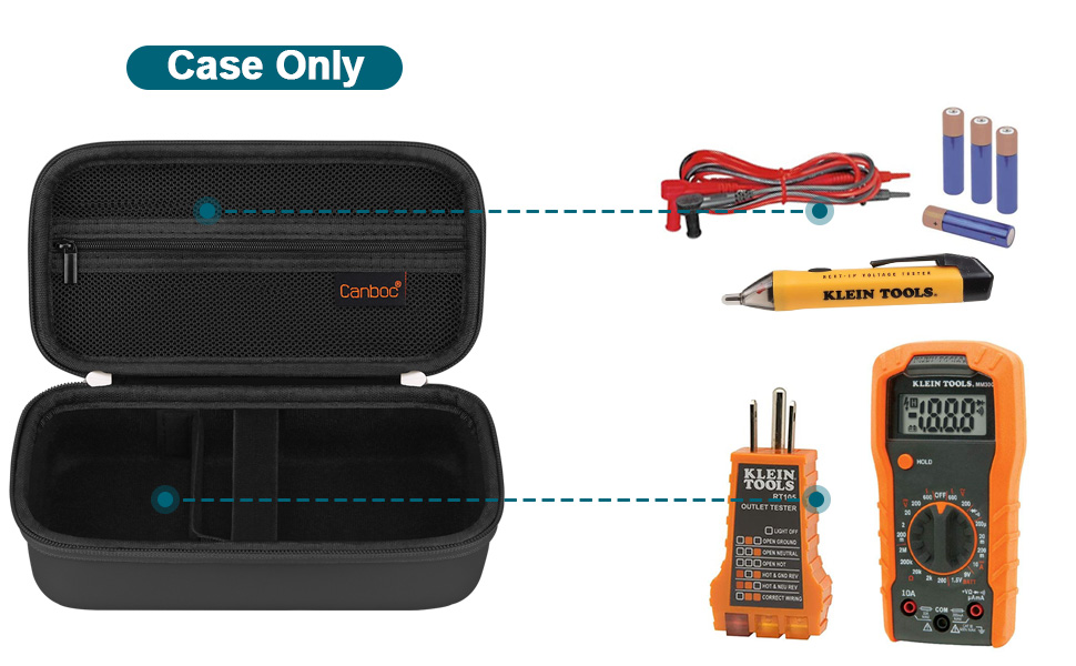 Canboc Carrying Case for Klein Tools 69149P/69355/MM300/MM400 Digital