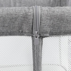 Grey baby bassinet