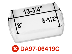 DA97-12650A Door Shelf Bin Basket for Samsung