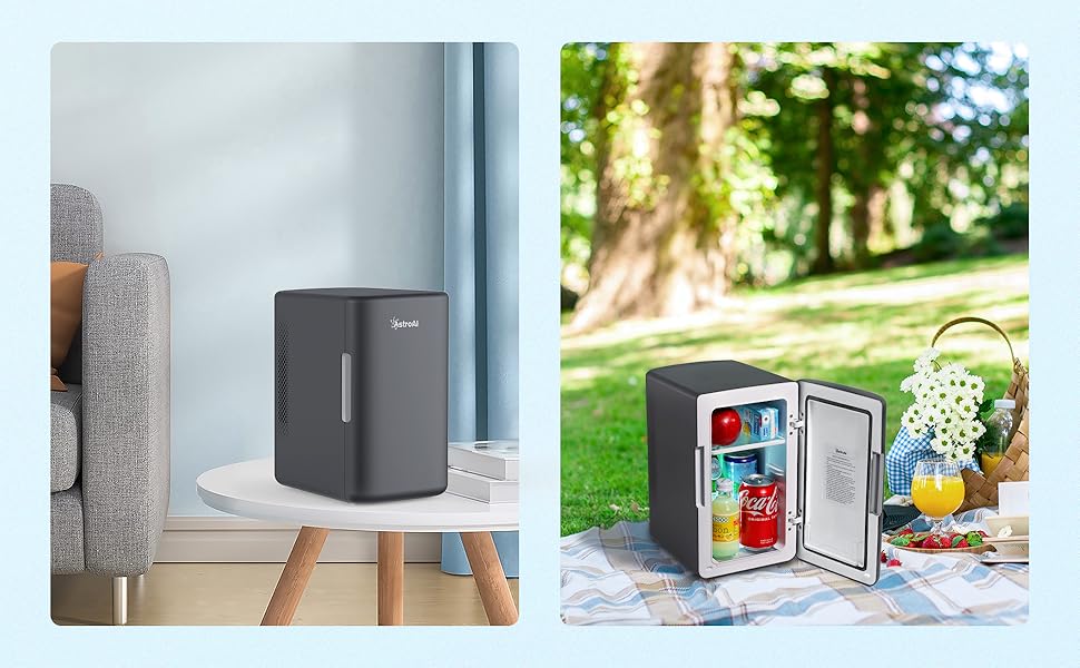 冷蔵庫 小型 6L　AC/DC給電 ミニ冷蔵庫 小型冷蔵庫 保温 冷温庫 EENOUR 「☆10倍還元!超安値☆」冷蔵庫 冷温庫 日本製冷却シート