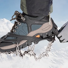 TIMINGILA Crampons-Ice Traction Cleats EASY ON & OFF