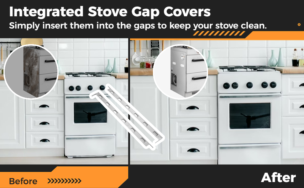 yeesport Stove Gap Cover(2Pack),22.5 Inches, Protects Gap