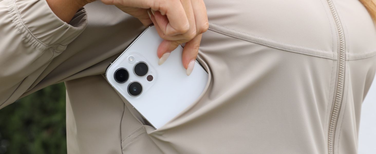 happlan womens workout running track yoga jacket sport wear upf50+ zipper up