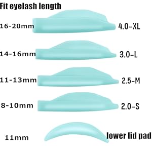 lash lift pads