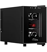 Tronitechnik Weinkühlschrank Montpellier, Minibar, Mini-Kühlschrank, Getränkekühlschrank 17 Lite...