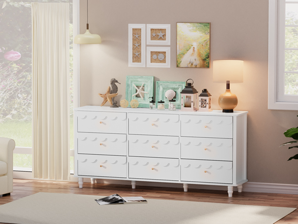 Amazon.com: Anbuy 3 Pcs Bedroom Sets, 9 Drawer Dresser and