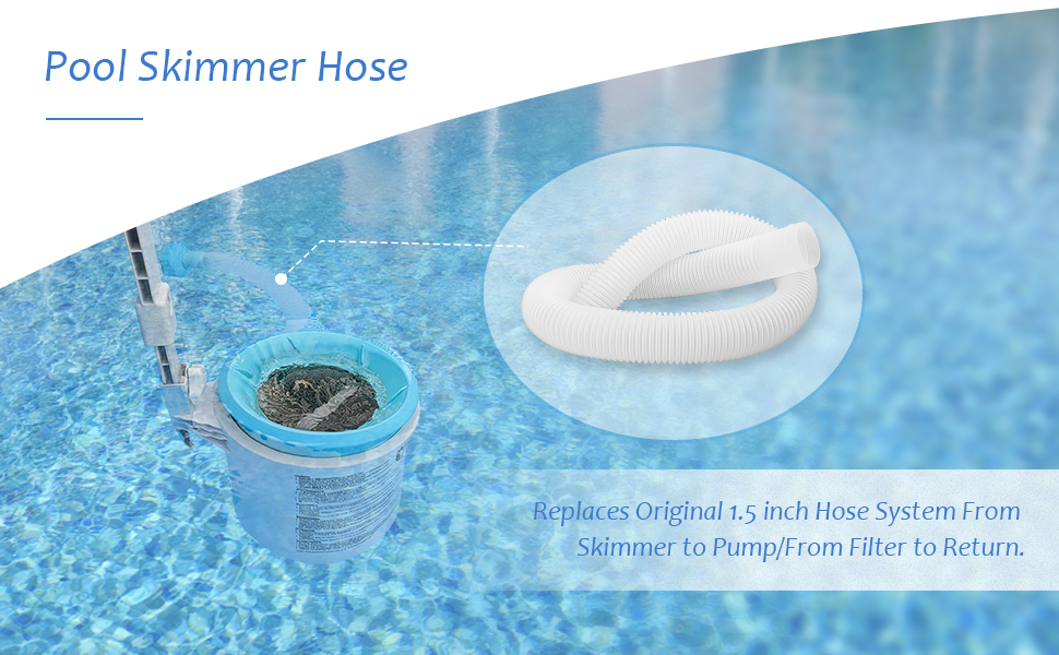 1.5 inch x 3ft Pool Skimmer Hose Replacement for Intex