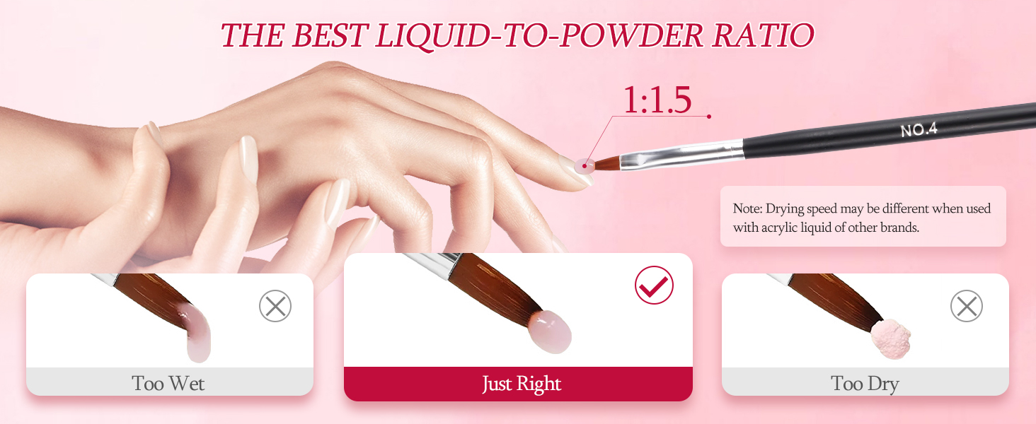  Acrylic Nail Kit,Acrylic Powder Set 