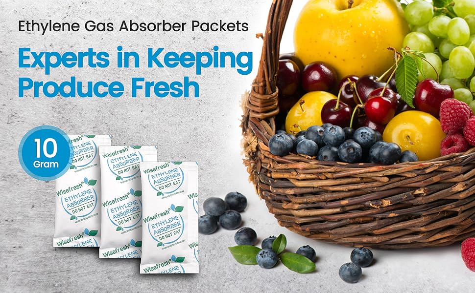 Wisesorb 20PCS 10 Gram Ethylene Gas Absorber Packet