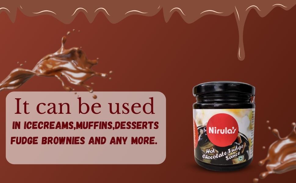 Nirula's Original Hot Chocolate Fudge Sauce, Handmade Spread, IceCream