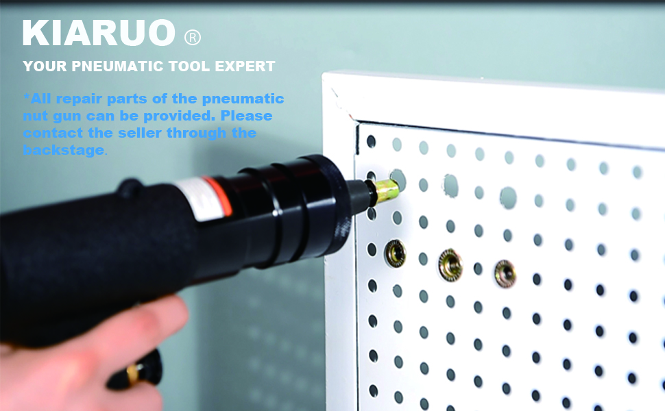 KIARUO Pneumatic 5/16 SelfLocking Rivet Nut Gun Head(1pc