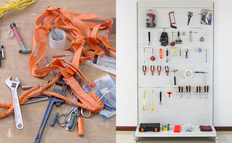 FALPRO Extra Thick Heavy Duty for 1/4 inch Pegboard Hooks