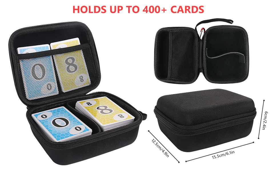 Lotvic Playing Card Case, Travel Carrying Case for Most Game Cards