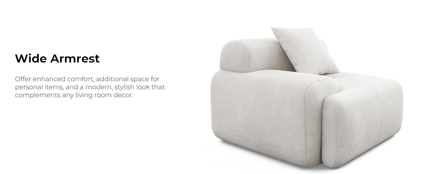 Wide Armrest